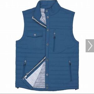 DKOTA Grizzly Bryce Puffer Vest in Denim Ridge Size Large NWT